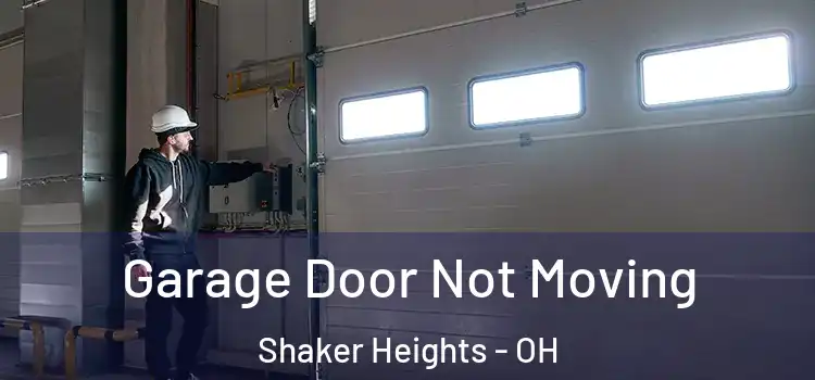  Garage Door Not Moving Shaker Heights - OH