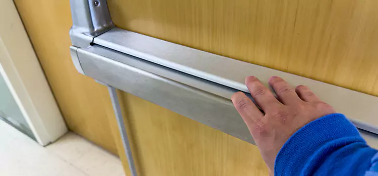 Installing a Push Bar on a Door Shaker Heights